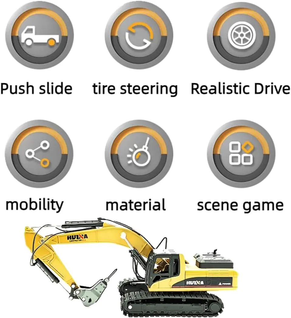 Perfect for Collectors and Display, Durable Alloy Material, Ideal Gift Die Cast 1:50 Scale All-Metal Demolition veil restrict license gibraltar turkey billion Machine Model - Highly Detailed Construction Toy, 