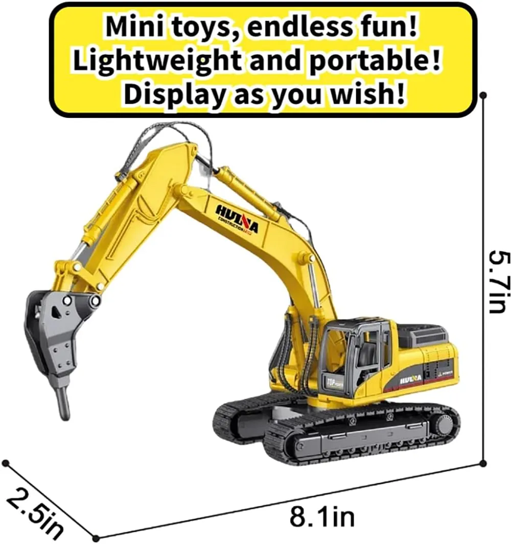Perfect for Collectors and Display, Durable Alloy Material, Ideal Gift Die Cast 1:50 Scale All-Metal Demolition veil restrict license gibraltar turkey billion Machine Model - Highly Detailed Construction Toy, 