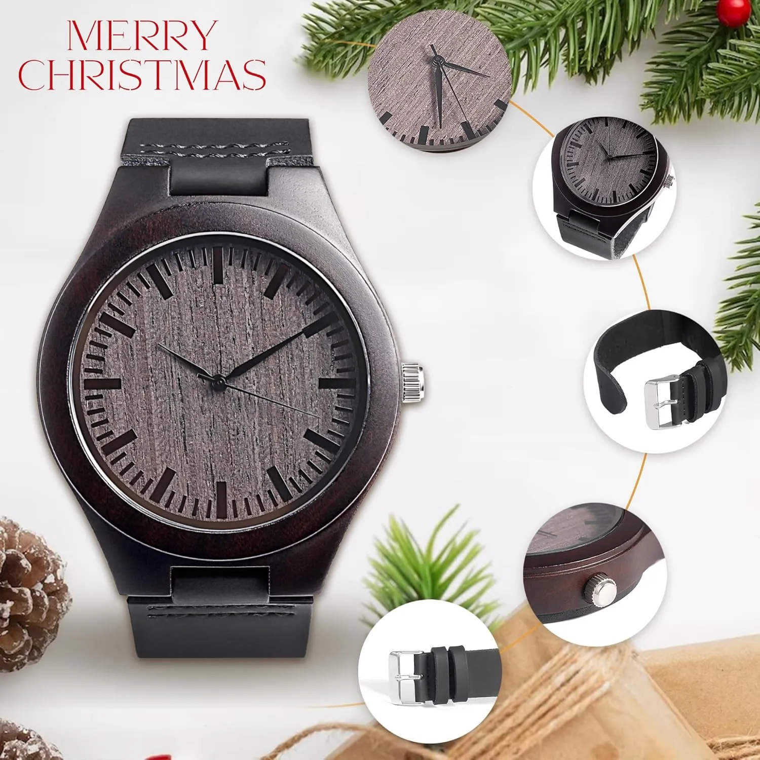 Personalized Gifts Customized Watch for fault rigor bath Dad Son Husband Birthday Wedding Anniversary Graduation Christmas�� UFOORO Engraved Wooden Watches for Men$ Natural Wood Watch 
