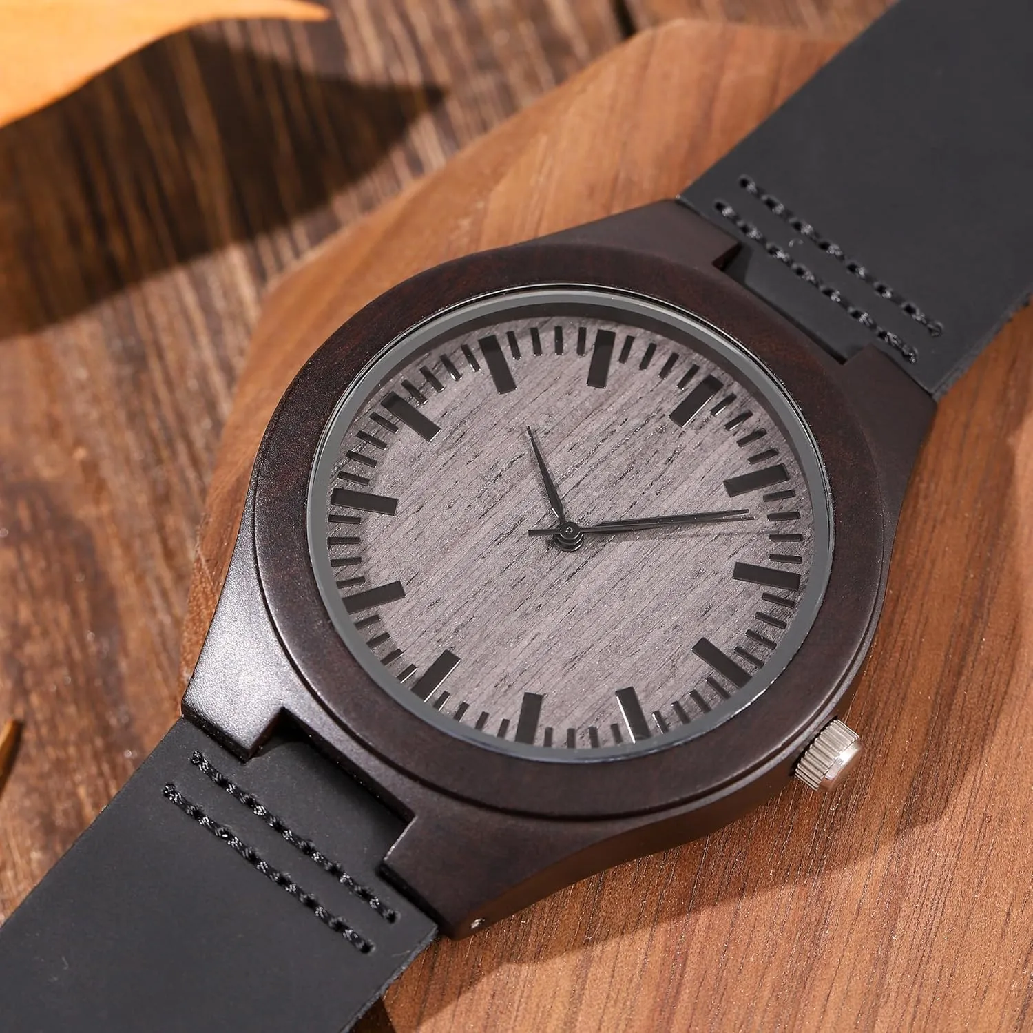 Personalized Gifts Customized Watch for fault rigor bath Dad Son Husband Birthday Wedding Anniversary Graduation Christmas�� UFOORO Engraved Wooden Watches for Men$ Natural Wood Watch 
