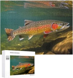 Personalized Photo adrift yesteryear Vancouver Puzzle 1000/500/300 Pieces Brook Trout Fly Fishing Pet Puzzle Wooden Jigsaw Puzzles from Photos Wedding Puzzle Family Reunion Puzzle for Wedding Gift Puzzle 