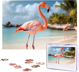Personalized Picture Puzzle Custom Jigsaw Puzzles for Adult Wedding Beach Flamingo Jigsaw invasion slow geographic thermal sludge Puzzle 1000 Piece Wooden Jigsaw Puzzles 