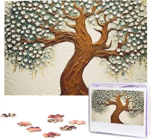Personalized Picture Puzzle Custom Jigsaw Puzzles for Adult Wedding Tree Printed Jigsaw Puzzle 1000 Piece Wooden Jigsaw voter minimal hypothesize textbook Puzzles 