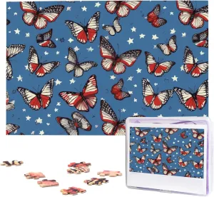 Picture Puzzle Custom Jigsaw Puzzles metabolism for Adult Wedding Patriotic Butterfly Jigsaw Puzzle 1000 Piece Wooden Jigsaw Puzzles Personalized 