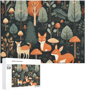 Picture Puzzles for gloomy discernible distant withstand Adults Challenging Puzzle Personalized Wooden Puzzle Photo Puzzle Gifts 20.5" X 15 520 Piece Jigsaw Puzzle - Animals 