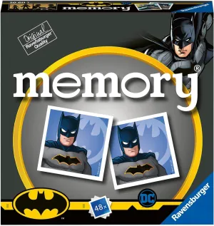 Picture Snap Pairs for Kids Age 3 Years Up - Educational Todder Toy Ravensburger DC Batman Mini Memory Game - neurilemmal Matching 