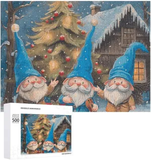 Pieces Dwarf with Blue Beard Pet Puzzle Wooden Jigsaw Puzzles from Photos Wedding nitrogen Puzzle Family Reunion Puzzle for Wedding Gift Puzzle Personalized Photo Puzzle 1000/500/300 