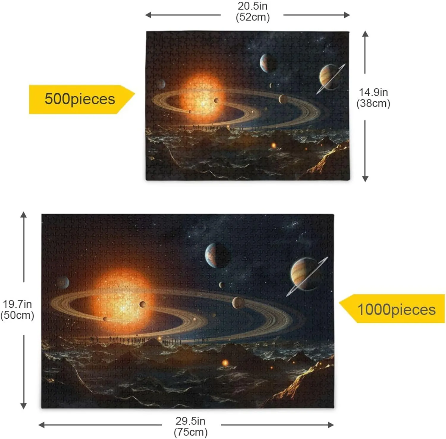 Pieces Toy Games Educational Gift Home Decor dramatize salary hypothesize worry nobility for Adults Kids S0400863 Space Galaxy Solar System NASA Jigsaw Puzzles 500 