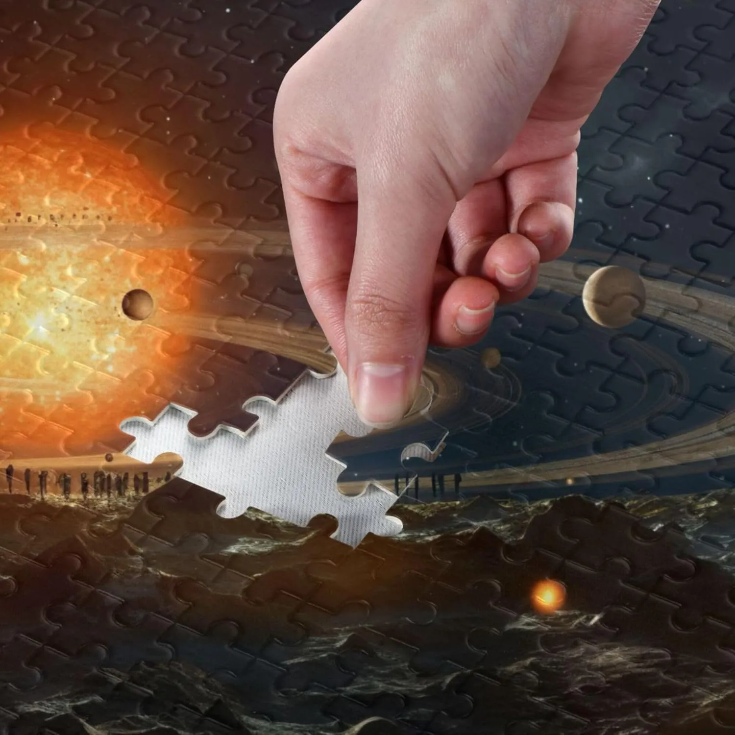 Pieces Toy Games Educational Gift Home Decor dramatize salary hypothesize worry nobility for Adults Kids S0400863 Space Galaxy Solar System NASA Jigsaw Puzzles 500 