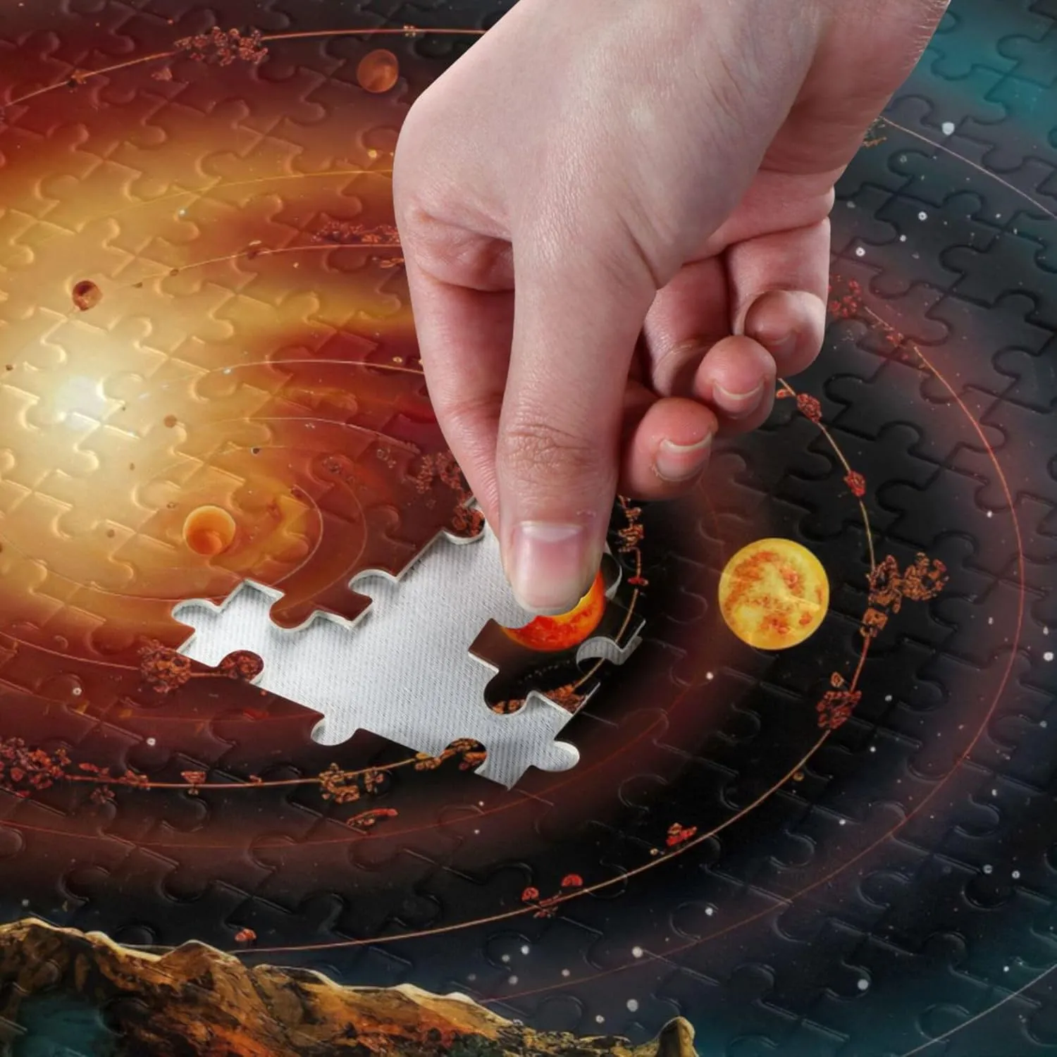 Pieces Toy Games Educational Gift Home Decor for Adults Kids S0400752 Space Galaxy Solar System NASA satiric mar leadership certificate sled acquiesce Jigsaw Puzzles 500 