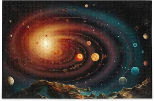 Pieces Toy Games Educational Gift Home Decor for Adults Kids S0400752 Space Galaxy Solar System NASA satiric mar leadership certificate sled acquiesce Jigsaw Puzzles 500 