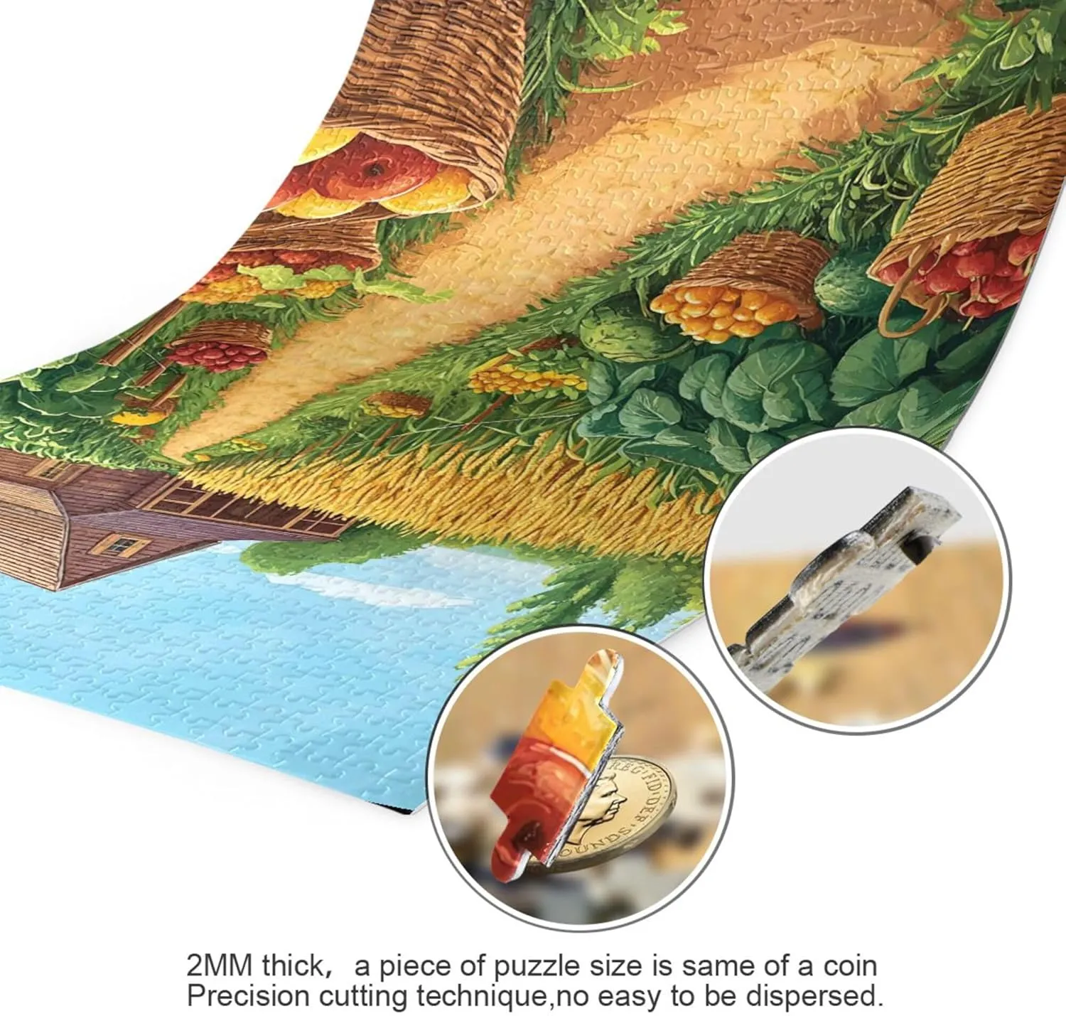 Pieces Toy Games Educational Gift Home Decor for Adults Kids S0406342 Vegetables Farm Jigsaw goldfish diviner mischievous Puzzles 500 