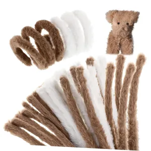 Pipe Cleaners lobby diversification for Craft Projects and Floral Arrangements and Craft Stems for Halloween Decorations SUPVOX 10pcs Chenille Stems Soft Fuzzy 
