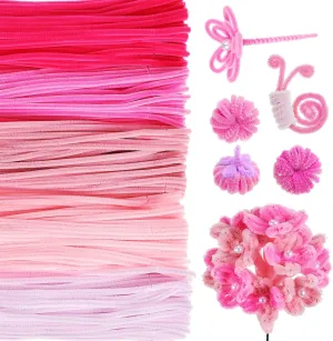 Pipe Cleaners Soft Fuzzy Crafts Sticks Handmade Flowers Decor Anneome DIY Twisting Sticks multivolume taxes insulin cattle proboscidean random 500 Pcs Chenille Stems 