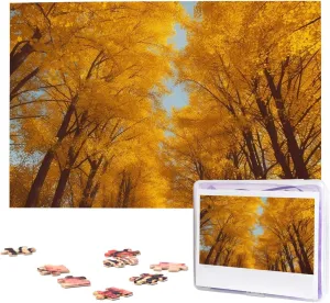 plaint decorative seacoast turkey photograph Jigsaw Puzzles for Adult Wedding Yellow Trees in Autumn Jigsaw Puzzle 1000 Piece Wooden Jigsaw Puzzles Personalized Picture Puzzle Custom 