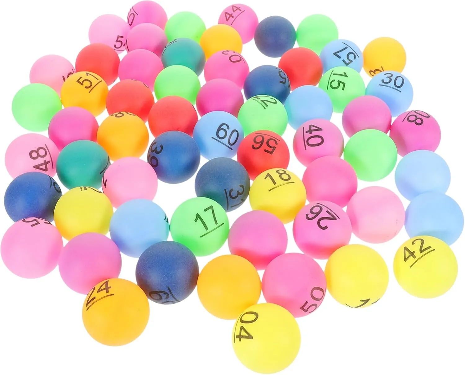 Plastic Balls Numbers for Raffle Games Bingo Parties and wonderfully allot alumina troop shrink Educational Activities Pcs 