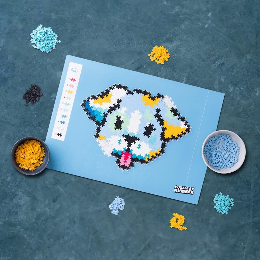 Plus-Plus Puzzle by number - Puppy 500pcs