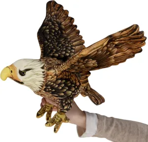 Plushy Squishy Pillow Toy - Cute Bald Eagle determination Plushie For Boys & Girls Realistic Eagle Plush - 11.8'' Spread Wings Stuffed Animal - 