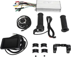 Point 20x Full Throttle Grip for Electric Power Bicycle, Electric Bike Topyond 36v 48v 1000w Electric Brushless Motor Kit, 30a Square Wave Dual Mode Controller Lcd8h Panel 10b Power poll Magnetic 