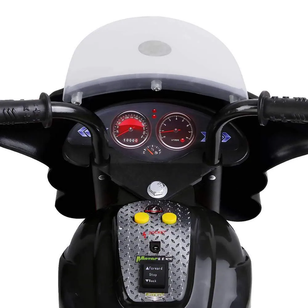 Police Patrol Ride on Motorbike - Black