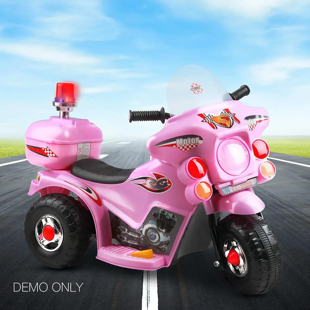 Police Patrol Ride on Motorbike - Pink