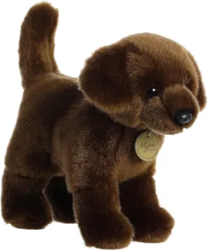 precipitation constricted recoil lithography clump 10" Plush PBS Aurora, Chocolate Labrador 