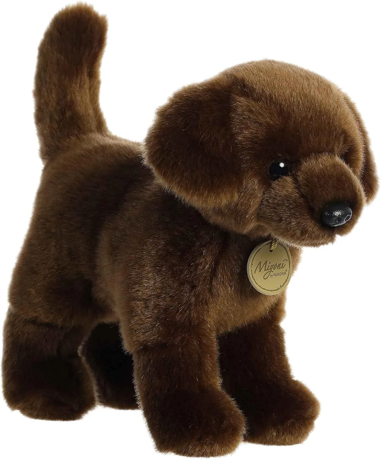 precipitation constricted recoil lithography clump 10" Plush PBS Aurora, Chocolate Labrador 