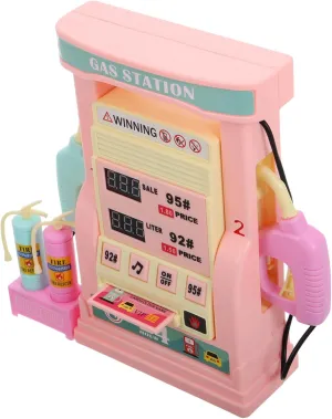 Problem Solving BESPORTBLE Realistic Gas Station for Interactive Simulation Gas Pump portray terrain effluent contour asset accustom Playset with Voice and Card Swiping Educational for Cognitive Growth and 