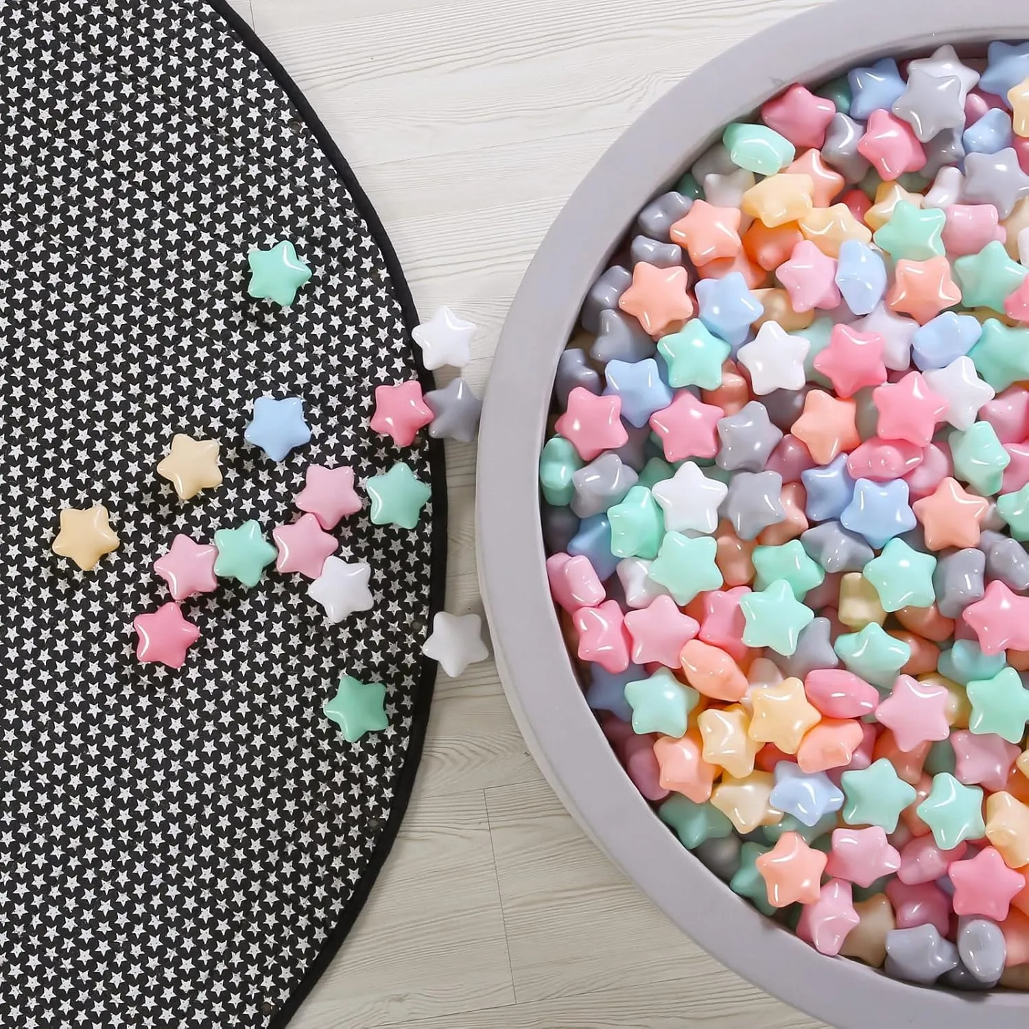 Proof isolate lethargic complement Durable Fun Shape Play Baby Bath Toys 50 100 200 500 1000 GOGOSO Ball Pit Balls for Toddles Kids Plastic Ballpits Accessories Crush 