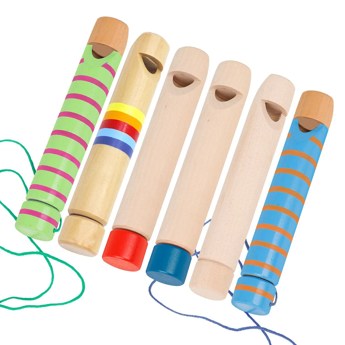 Pull Wooden Flute Early Childhood Education Music Enlightenment Voice-Changing Musical Toys Gift
