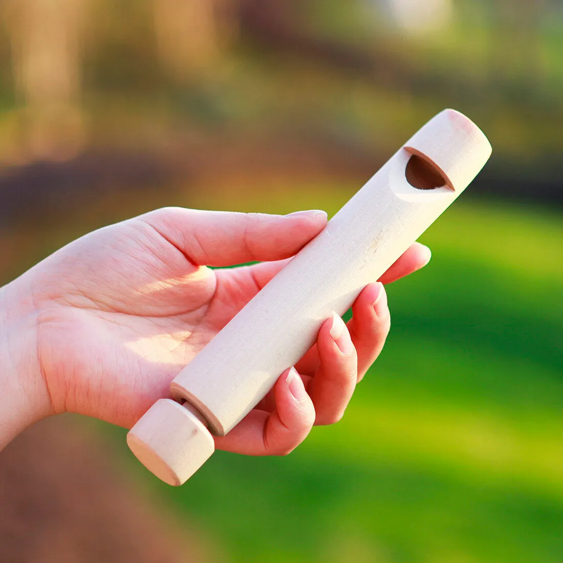 Pull Wooden Flute Early Childhood Education Music Enlightenment Voice-Changing Musical Toys Gift