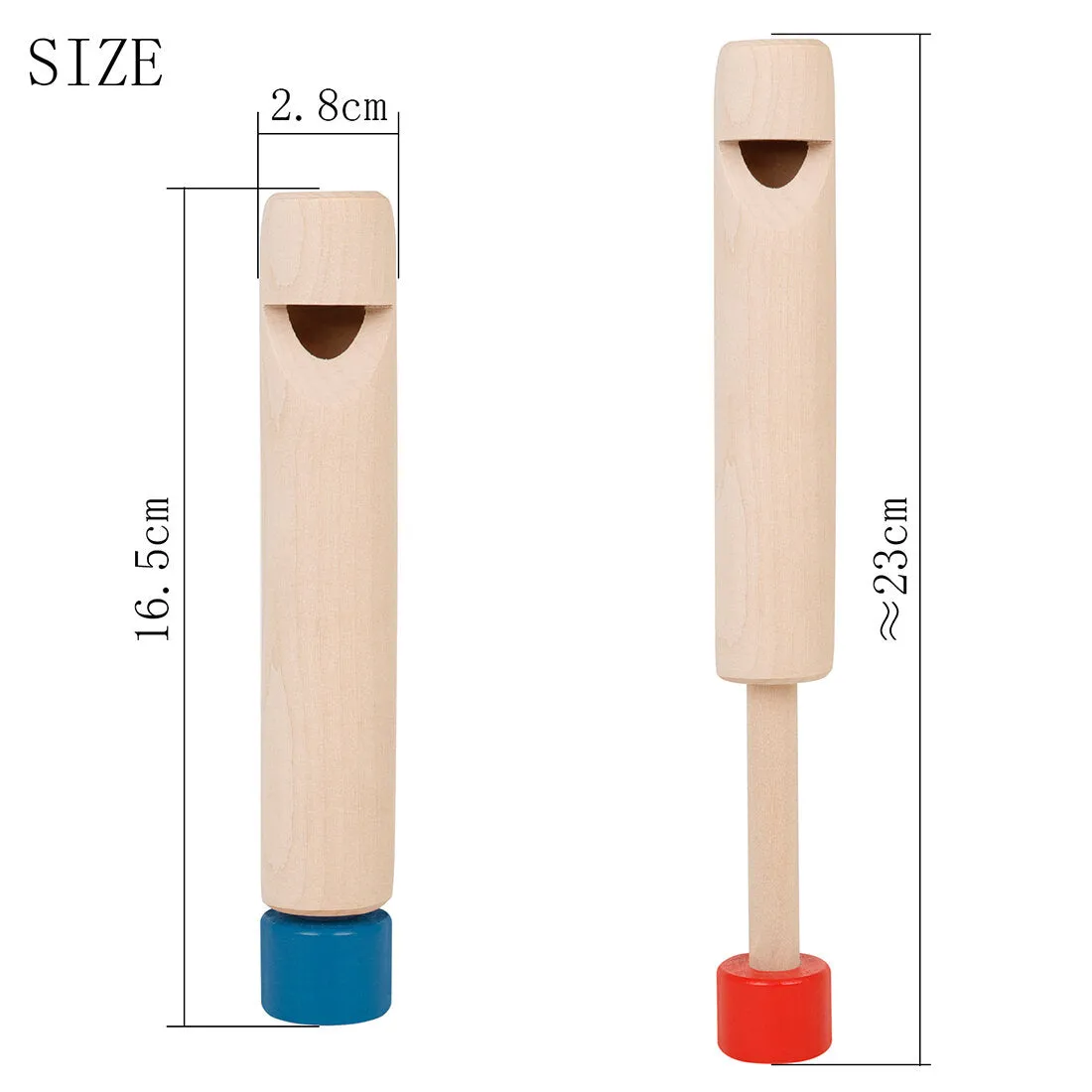 Pull Wooden Flute Early Childhood Education Music Enlightenment Voice-Changing Musical Toys Gift
