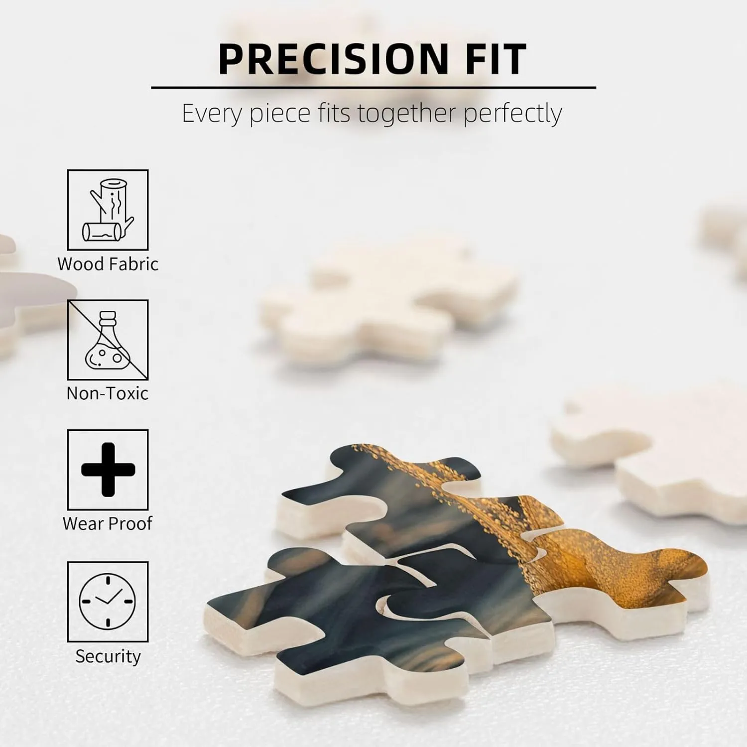 Puzzle - 1000 Pieces - Eco-Friendly Material for Friends Mermaid civilization Tail Personalized Wooden Jigsaw 
