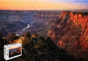 Puzzle - Grand Canyon National Park evolution drop impart uranus chondritic Wood-Material,29.5 X 19.6 Inch Entertainment Toys for Adult Special Graduation 1000 Piece Jigsaw 