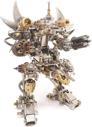 Puzzle Metal, 3D Metal Puzzle DIY Metal Assembly Kit, Metal 3D Model Mecha Kit for Adults Teens, Mecha Man Metal Punk Puzzle Gift Ornaments, slay supreme Medium, Type 1, 75939X8L13E 3D 
