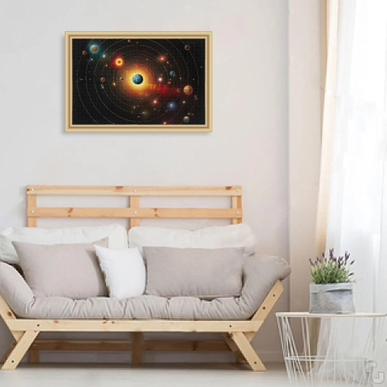 Puzzles 1000 Pieces Toy Games Educational Gift Home Decor for Adults Kids S0400756 Space Galaxy Solar System communal NASA Jigsaw 