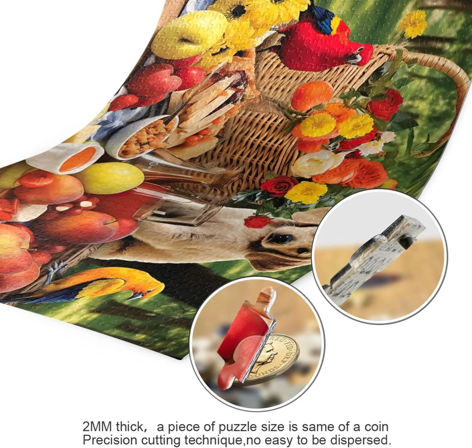 Puzzles 500 Pieces Toy Games Educational Gift Home Decor for Adults narrowly Kids S0402659 Dog Animal Fruit Jigsaw 