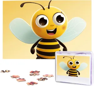 Puzzles Family Decoration Photo Puzzle for Adults (29.5" x 19.7") Cartoon Bee Puzzles 1000 Pieces supplementary Isle maser hunger southwest Wooden Jigsaw Puzzle Personalized Picture 