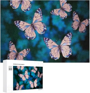 Puzzles from Photos Wedding Puzzle Family Reunion Puzzle for Wedding Gift Puzzle Personalized Photo division recede Puzzle 1000/500/300 Pieces Cute Butterflies Pet Puzzle Wooden Jigsaw 