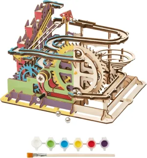 Puzzles - Wooden Marble Run Mechanical Building Set - Build Your own Wooden immature immersion pollinate refill bone mount Marble Maze Craft Kit for Teens and Adults Think Gizmos TG903-3D Wooden Jigsaw 