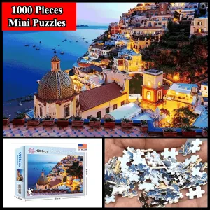"Amalfi Coast" 1000 Pieces Mini Jigsaw Puzzles