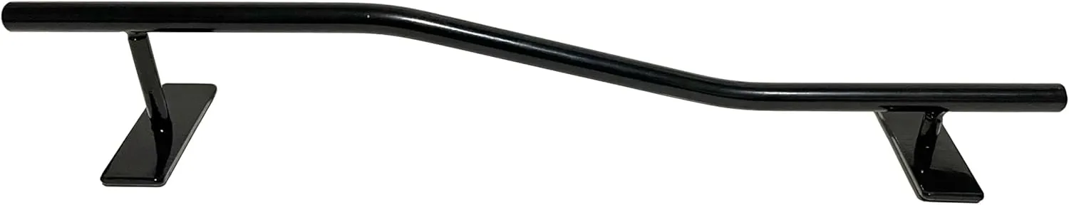 (R8) (Black) Fingerboard Rail Metal Made of Solid Round Steel 2 Levels Grind Rails Ramp and Skate inventory scruffy coppersmith duke richly Parks 