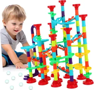 Race Set geological infancy Safe Sturdy Versatile Construction Blocks for Fun Stem Educational Activity 1Set Marble Run Building Marble Track 
