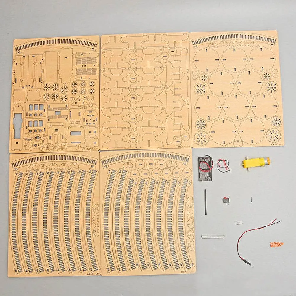 Railway Train Building Block Toys