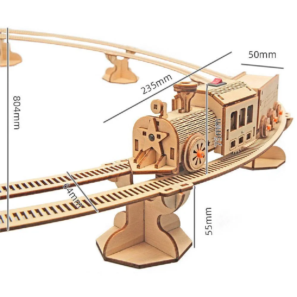 Railway Train Building Block Toys