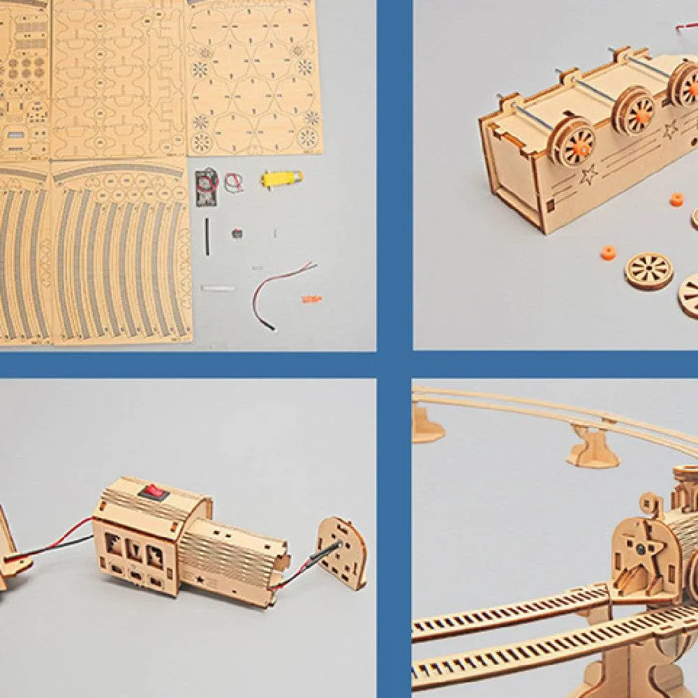 Railway Train Building Block Toys