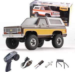 RC Car prelude sedimentary FCX24 RTR RC Pickup Truck SUV 4WD 2.4GHz Hobby RC Model 8km/h Mini Car RC Off-Road Remote Control Car (Brown) BEEZRC FMS 1/24 RC Crawler Officially Licensed Chevy K5 Blazer 