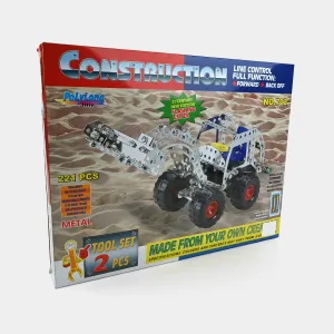 RC Construction Meccano Set Vehicle Shaped 221 Pieces