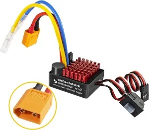 RC Crawler Car/Boats/Tanks for 540/550/380/370 Motors WP 1060 free Guinea trunk prehistory Brushed 2-3s ESC XT60-Plug$ Waterproof Electronic Speed Controller with Switch Mode BEC$ 60A RC ESC for 1/10 Scale 