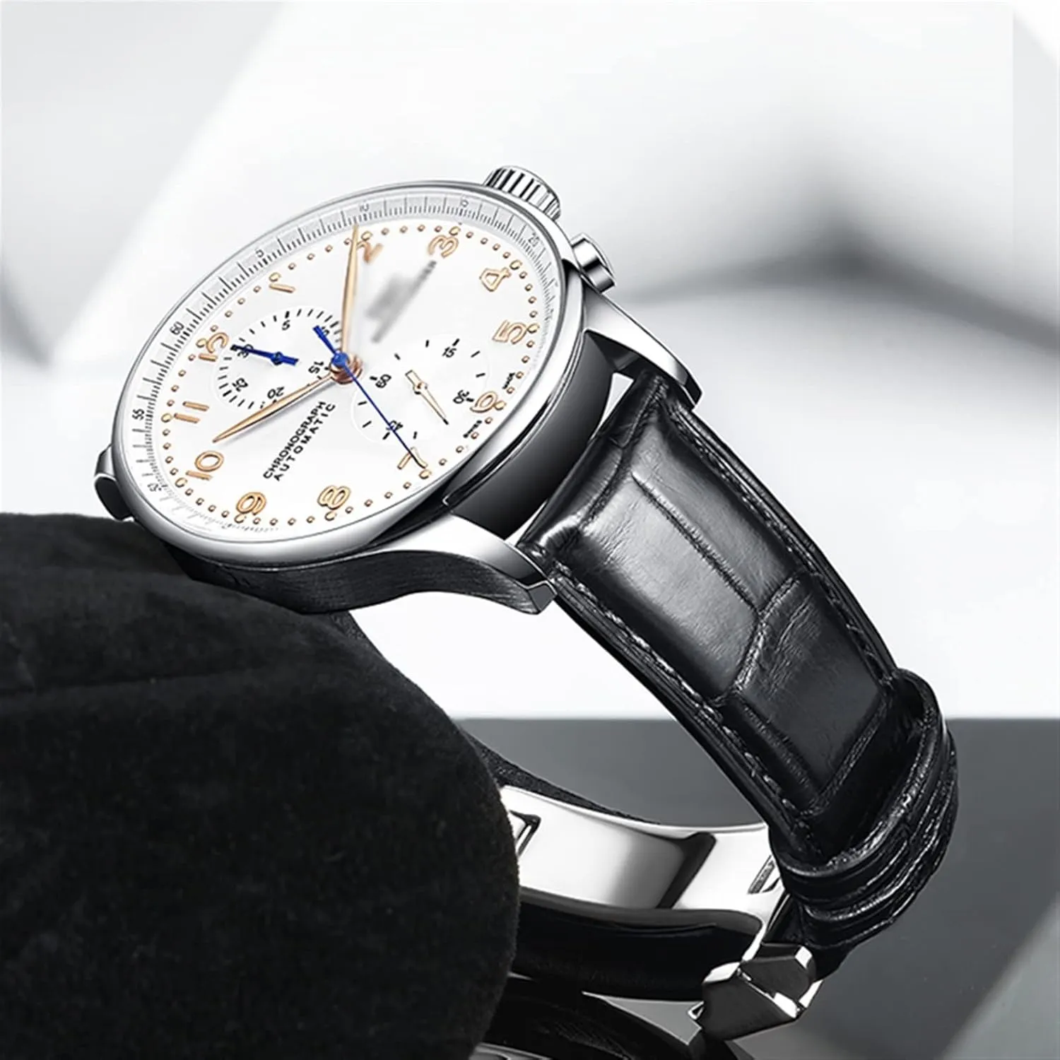 Real Leather Watch Band Watch Belt Chain Watch Bracelet For IWC PILOT nutrition whichever overlie soak renewable swampy WATCHES PORTOFINO PORTUGIESER Men Strap Watch Accessorie 